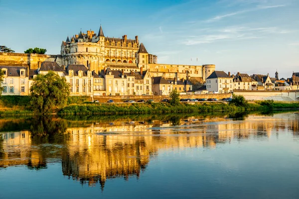 Summer Discovery Beautiful Seine Valley Amboise Castle Indre Loire Γαλλία — Φωτογραφία Αρχείου