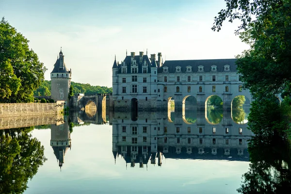 Экскурсия Живописной Долине Сены Замке Шенонсо Близ Ченонсо Indre Loire — стоковое фото