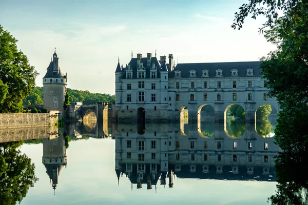 Tur Penemuan Musim Panas Lembah Seine Yang Indah Kastil Chenonceau — Stok Foto