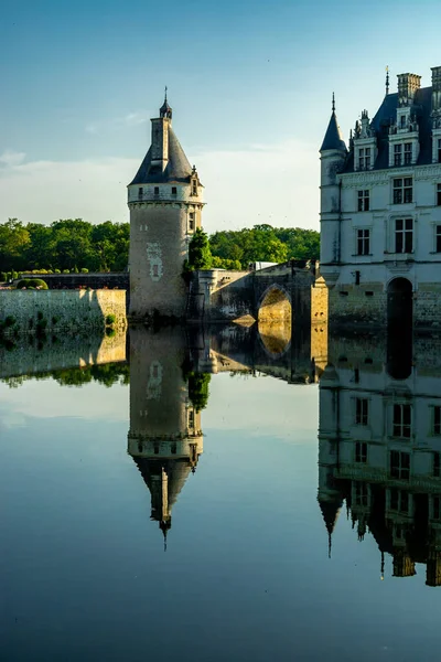 Kesällä Löytö Kiertue Kauniissa Seine Valley Chenonceau Castle Lähellä Chenonceaux — kuvapankkivalokuva