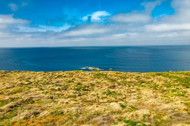 Plouhinec - Fransa yakınlarındaki güzel Brittany 'de Mnez Dregan' ın manzaralı turnesine küçük bir keşif gezisi