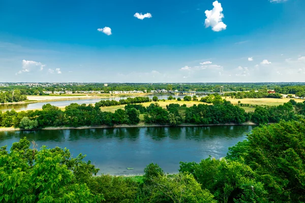 Odkrycie Letnie Pięknej Dolinie Sekwany Indre Loire Francja — Zdjęcie stockowe