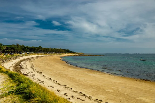 Road Quiberon Peninsula Beautiful Atlantic Coast Brittany France — Stock Photo, Image