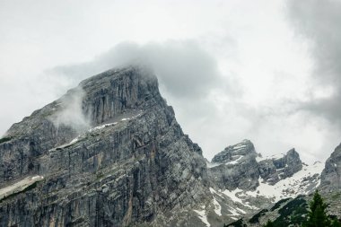 Güzel Berchtesgaden Alpleri 'nden geçerek Watzmann - Berchtesgaden - Bavyera - Almanya