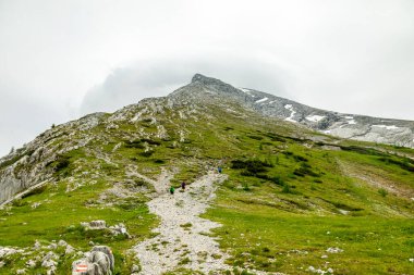 Güzel Berchtesgaden Alpleri 'nden geçerek Watzmann - Berchtesgaden - Bavyera - Almanya