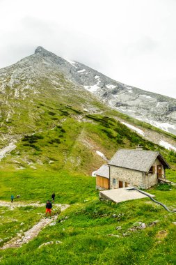 Güzel Berchtesgaden Alpleri 'nden geçerek Watzmann - Berchtesgaden - Bavyera - Almanya