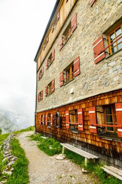 Güzel Berchtesgaden Alpleri 'nden geçerek Watzmann - Berchtesgaden - Bavyera - Almanya