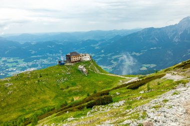 Güzel Berchtesgaden Alpleri 'nden geçerek Watzmann - Berchtesgaden - Bavyera - Almanya