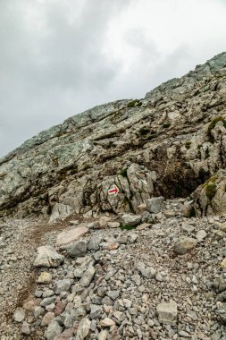 Güzel Berchtesgaden Alpleri 'nden geçerek Watzmann - Berchtesgaden - Bavyera - Almanya