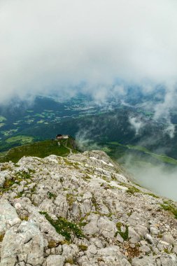 Güzel Berchtesgaden Alpleri 'nden geçerek Watzmann - Berchtesgaden - Bavyera - Almanya