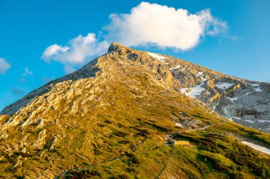 Güzel Berchtesgaden Alpleri 'nden geçerek Watzmann - Berchtesgaden - Bavyera - Almanya