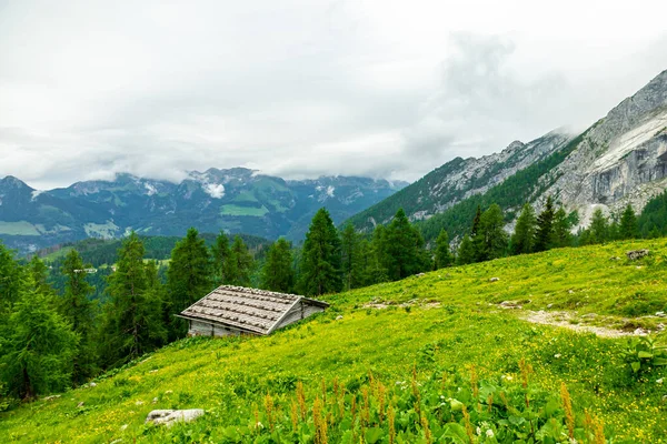 Hike Beautiful Berchtesgaden Alps Watzmann Berchtesgaden Bavaria Germany — Stock Photo, Image