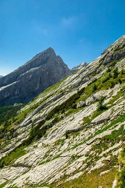 Caminhe Pelos Belos Alpes Berchtesgaden Até Watzmann Berchtesgaden Baviera Alemanha — Fotografia de Stock