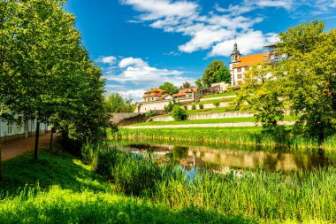 Schmalkalden ve büyüleyici çevresi Thüringen-Almanya 'da yarım yamalak bir bisiklet turu.