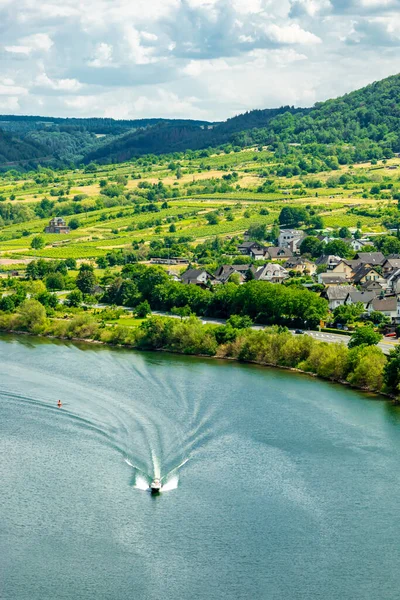Kurzerkundungstour Der Moselregion Bei Bremm Rheinland Pfalz Deutschland — Stockfoto