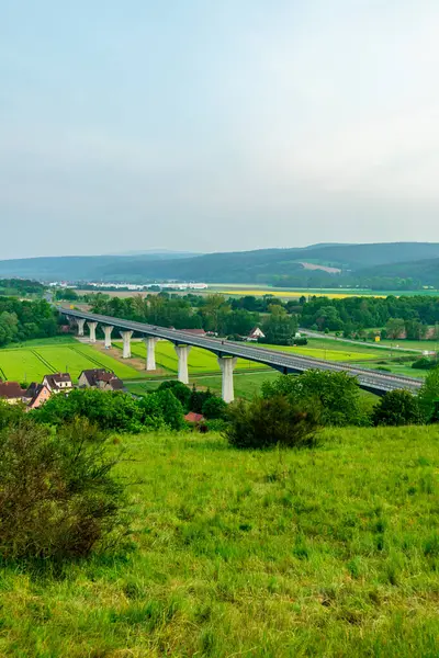 Stock image Summer bike ride through the Schmalkalden countryside to Werratal near Fambach - Thuringia - Germany