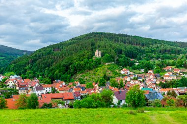 Yaz keşfi turu Steinbach-Hallenberg yakınlarındaki Thuringian Ormanı 'nda