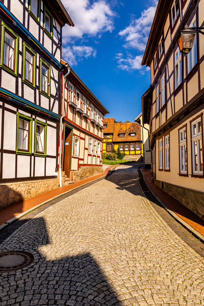 Exploring the southern Harz region in the beautiful half-timbered town of Stolberg - Saxony-Anhalt - Germany