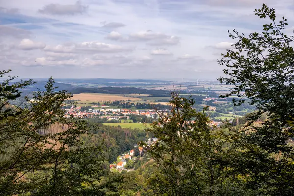 Summer Hike High Trail Thuringian Forest Bad Tabarz Thuringia Germany — Stock Photo, Image