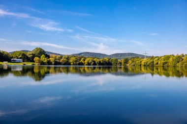 Bad Staffelstein - Bavyera - Almanya yakınlarındaki Yukarı Franconian kırsalında yaz yürüyüşü