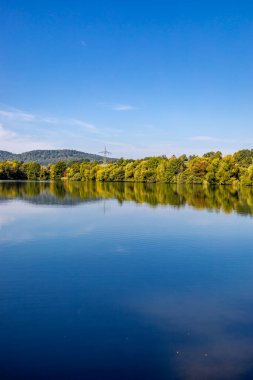 Bad Staffelstein - Bavyera - Almanya yakınlarındaki Yukarı Franconian kırsalında yaz yürüyüşü