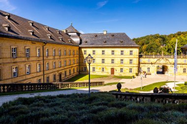 Bad Staffelstein - Bavyera - Almanya yakınlarındaki Yukarı Franconian kırsalında yaz yürüyüşü