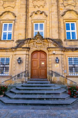 Bad Staffelstein - Bavyera - Almanya yakınlarındaki Yukarı Franconian kırsalında yaz yürüyüşü