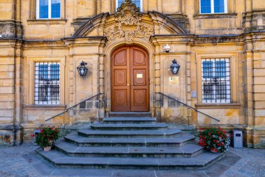 Bad Staffelstein - Bavyera - Almanya yakınlarındaki Yukarı Franconian kırsalında yaz yürüyüşü