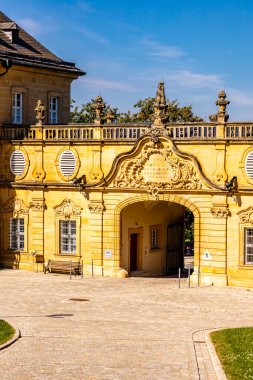 Bad Staffelstein - Bavyera - Almanya yakınlarındaki Yukarı Franconian kırsalında yaz yürüyüşü