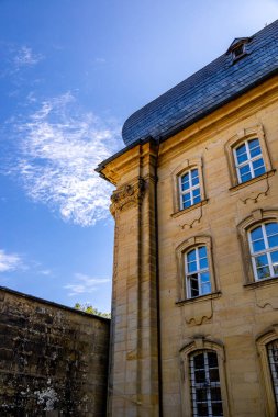 Bad Staffelstein - Bavyera - Almanya yakınlarındaki Yukarı Franconian kırsalında yaz yürüyüşü