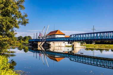 Bad Staffelstein - Bavyera - Almanya yakınlarındaki Yukarı Franconian kırsalında yaz yürüyüşü