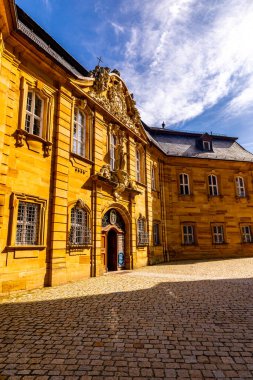 Bad Staffelstein - Bavyera - Almanya yakınlarındaki Yukarı Franconian kırsalında yaz yürüyüşü