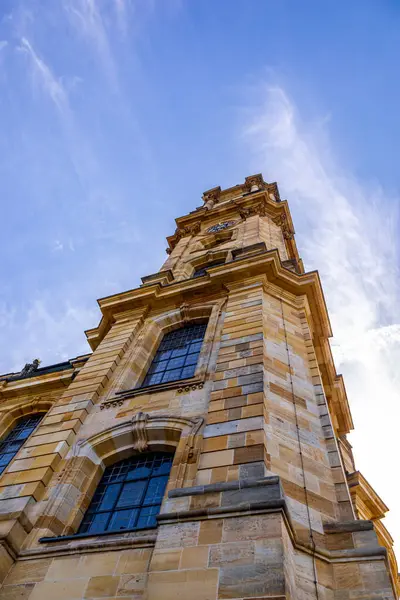 Bad Staffelstein - Bavyera - Almanya yakınlarındaki Yukarı Franconian kırsalında yaz yürüyüşü