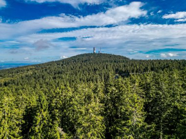 Feldberg 'deki Hochtaunus' ta güzel bir yürüyüş, güzel bir yaz günü, Hesse - Almanya