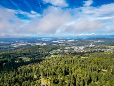 Feldberg 'deki Hochtaunus' ta güzel bir yürüyüş, güzel bir yaz günü, Hesse - Almanya