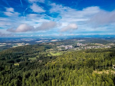 Feldberg 'deki Hochtaunus' ta güzel bir yürüyüş, güzel bir yaz günü, Hesse - Almanya