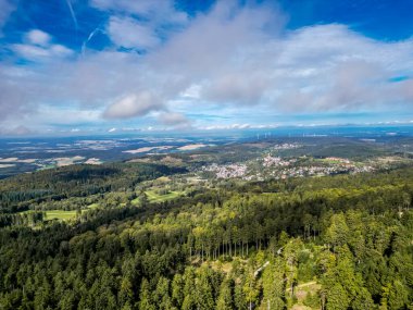 Feldberg 'deki Hochtaunus' ta güzel bir yürüyüş, güzel bir yaz günü, Hesse - Almanya