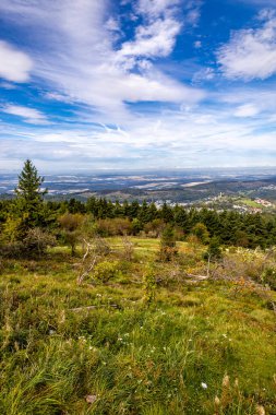 Feldberg 'deki Hochtaunus' ta güzel bir yürüyüş, güzel bir yaz günü, Hesse - Almanya
