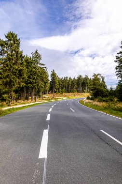 Feldberg 'deki Hochtaunus' ta güzel bir yürüyüş, güzel bir yaz günü, Hesse - Almanya