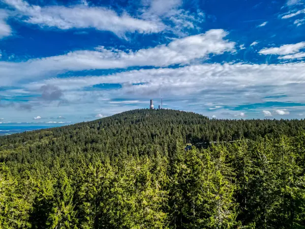 Feldberg 'deki Hochtaunus' ta güzel bir yürüyüş, güzel bir yaz günü, Hesse - Almanya