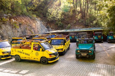 Türkiye 'nin iç kesimlerindeki Alanya yakınlarındaki Sapadere Vadisi' ne keşif gezisi