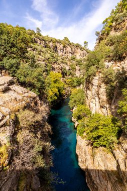 Türkiye 'nin iç kesimlerindeki Alanya yakınlarındaki Sapadere Vadisi' ne keşif gezisi