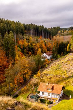 Tambach-Dietharz yakınlarındaki Spittergrund 'dan Thüringen Ormanı - Thüringen Ormanı - Almanya