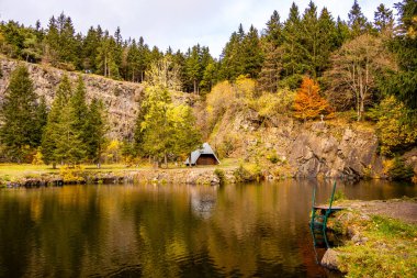 Tambach-Dietharz yakınlarındaki Spittergrund 'dan Thüringen Ormanı - Thüringen Ormanı - Almanya