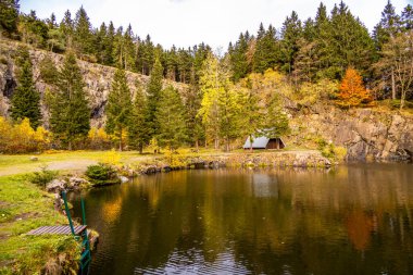 Tambach-Dietharz yakınlarındaki Spittergrund 'dan Thüringen Ormanı - Thüringen Ormanı - Almanya