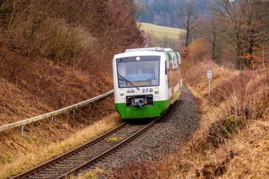 Schmalkalden - Thüringen - Almanya 'ya girmeden kısa bir süre önce özel tren 