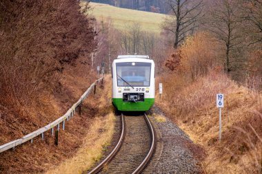 Schmalkalden - Thüringen - Almanya 'ya girmeden kısa bir süre önce özel tren 