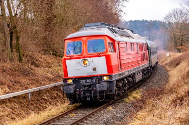 Schmalkalden - Thüringen - Almanya 'ya girmeden kısa bir süre önce özel tren 