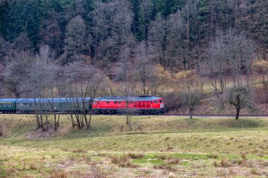 Schmalkalden - Thüringen - Almanya 'ya girmeden kısa bir süre önce özel tren 