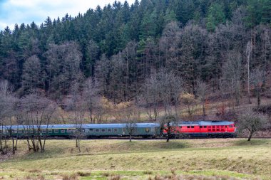 Schmalkalden - Thüringen - Almanya 'ya girmeden kısa bir süre önce özel tren 